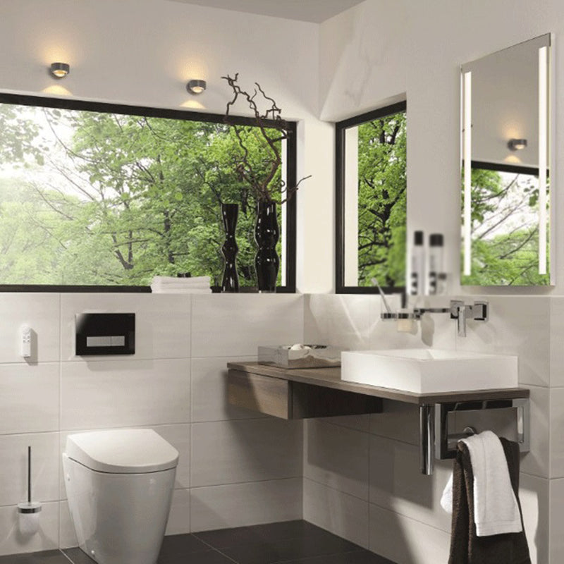 Metal Round Shape Wall Light Modern 2 Lights Wall Mount Light Fixture