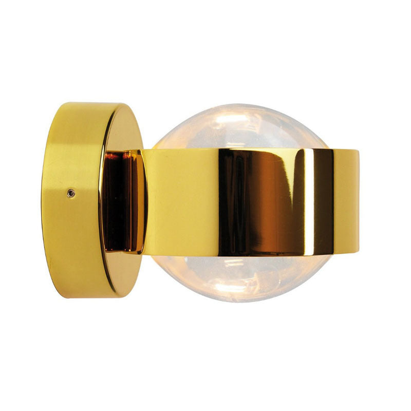 Metal Round Shape Wall Light Modern 2 Lights Wall Mount Light Fixture