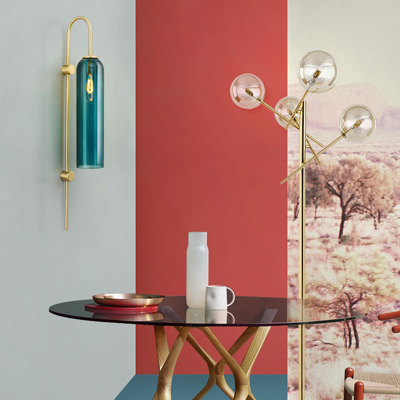 Modern Creative Wall Light Glass Wall Sconce Light for Bedroom
