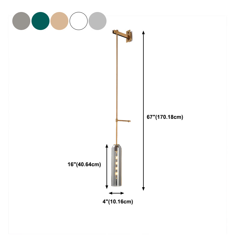 Modern Creative Wall Light Glass Wall Sconce Light for Bedroom