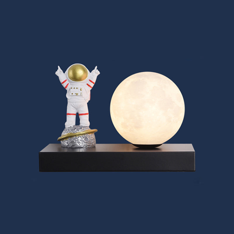 Modern Metal Wall Sconce Ball Shape Wall Light with PLA Shade for Bedroom