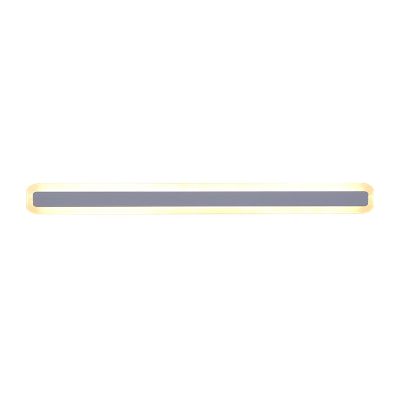 Modern Simple Style Metal Vanity Light Rectangle Shape Vanity Lamp for Bedroom