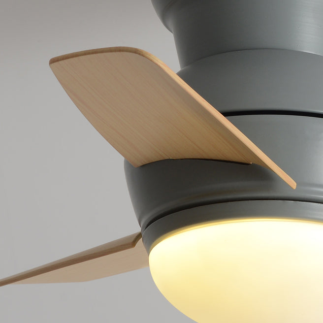 Metal Ceiling Fan Lamp Modern Style 1 Light Ceiling Fan Light for Children's Room