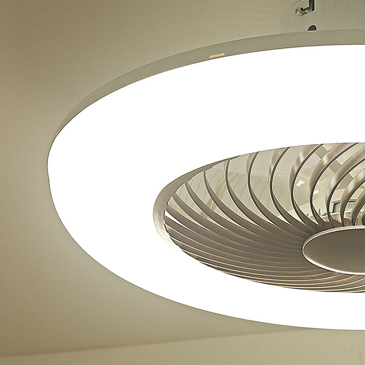 1 Light Ceiling Fan Lighting Modern Style Metal Ceiling Fan Light for Dining Room