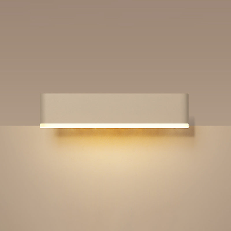 Square Shape Metal Wall Light Modern Style 1 Light Wall Lighting Fixtures