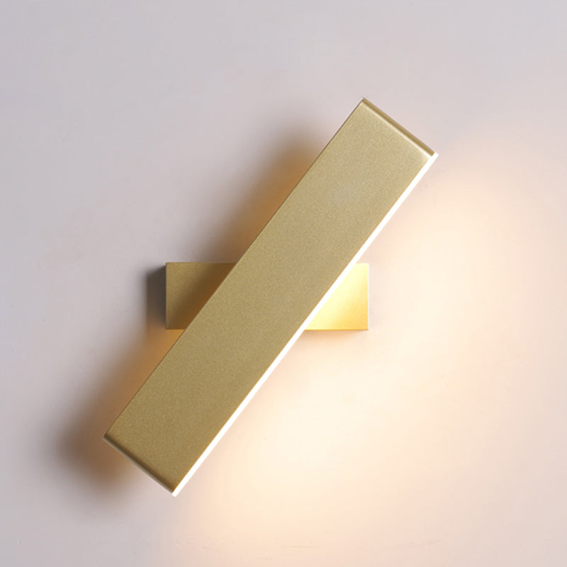Square Shape Metal Wall Light Modern Style 1 Light Wall Lighting Fixtures