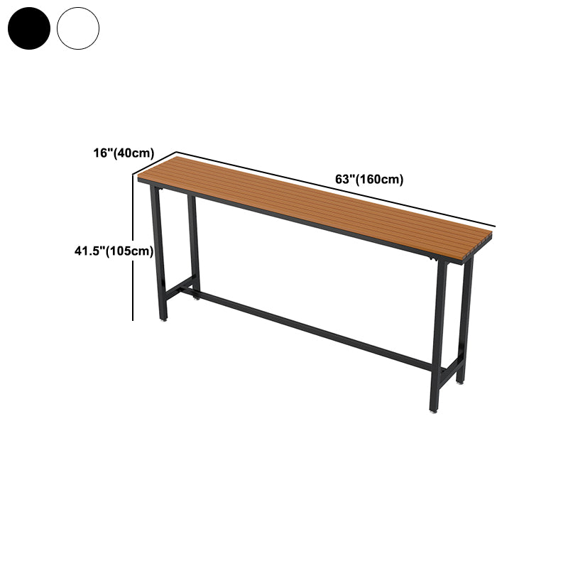 Wood Top Bar Dining Table Industrial Bar Dining Table With Trestle Bas wood-top-bar-dining-table-industrial-bar-dining-table-with-trestle-bas