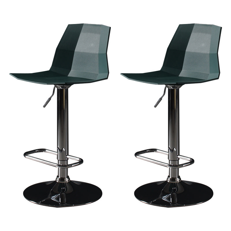 Living Room Nordic Adjustable Barstool PP Seat Bar Stool with Pedal