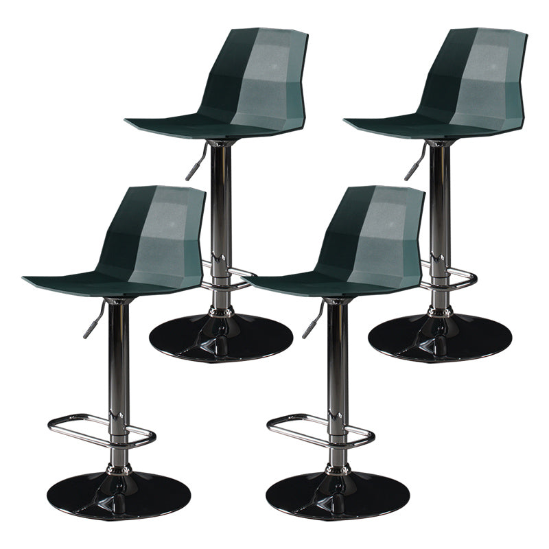 Living Room Nordic Adjustable Barstool PP Seat Bar Stool with Pedal
