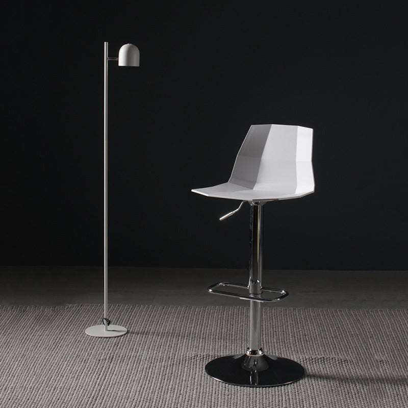 Living Room Nordic Adjustable Barstool PP Seat Bar Stool with Pedal