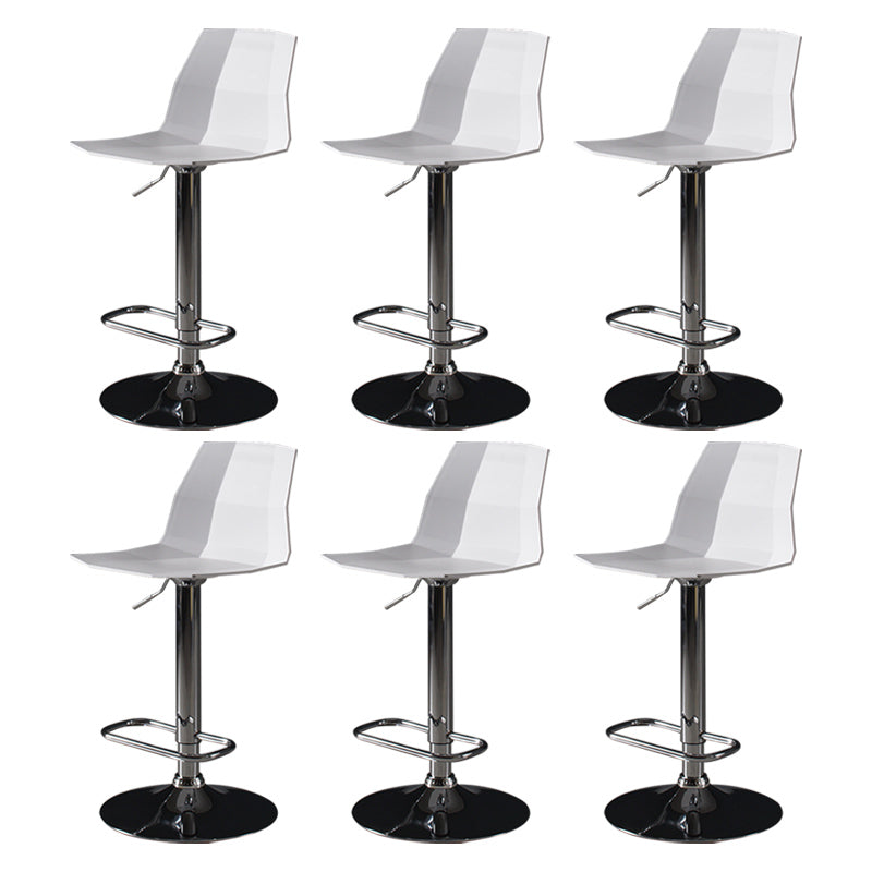 Living Room Nordic Adjustable Barstool PP Seat Bar Stool with Pedal