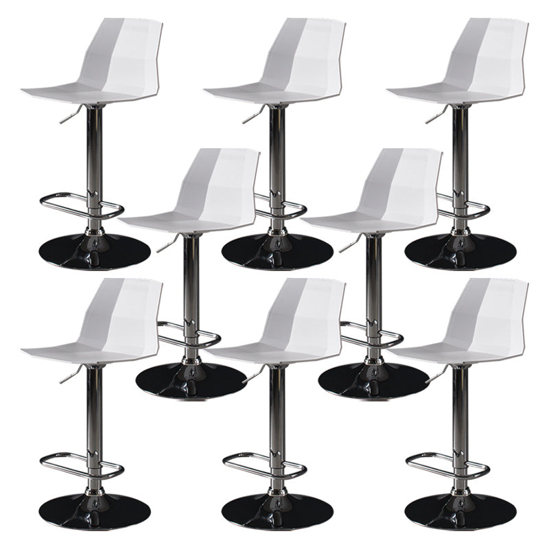 Living Room Nordic Adjustable Barstool PP Seat Bar Stool with Pedal