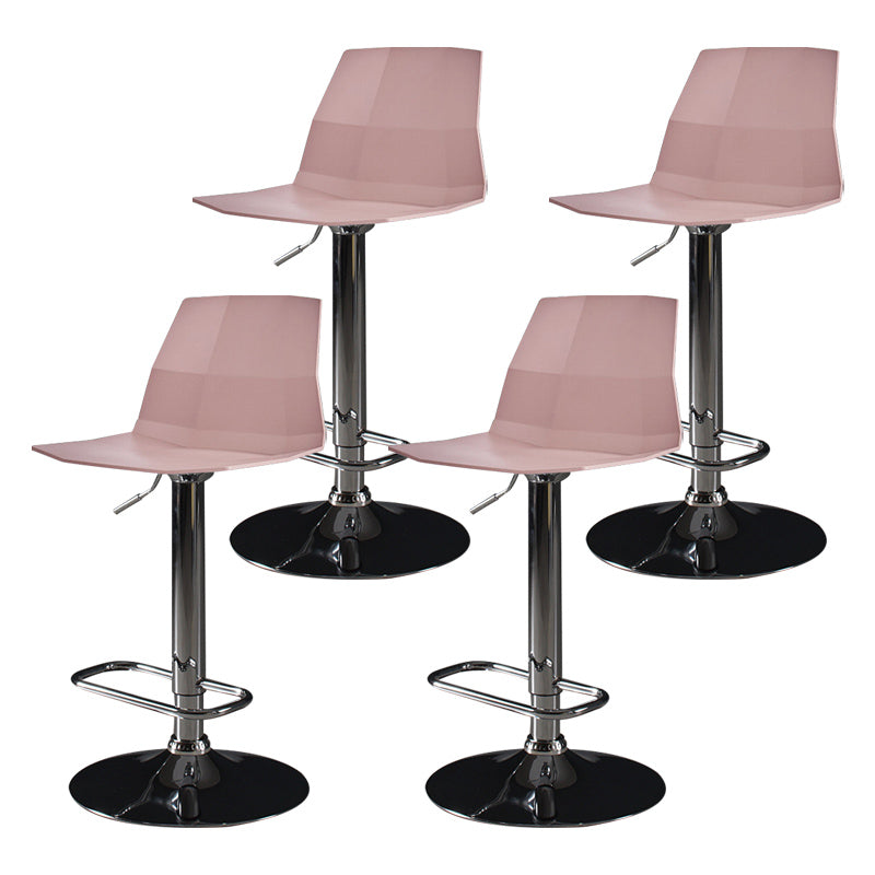 Living Room Nordic Adjustable Barstool PP Seat Bar Stool with Pedal