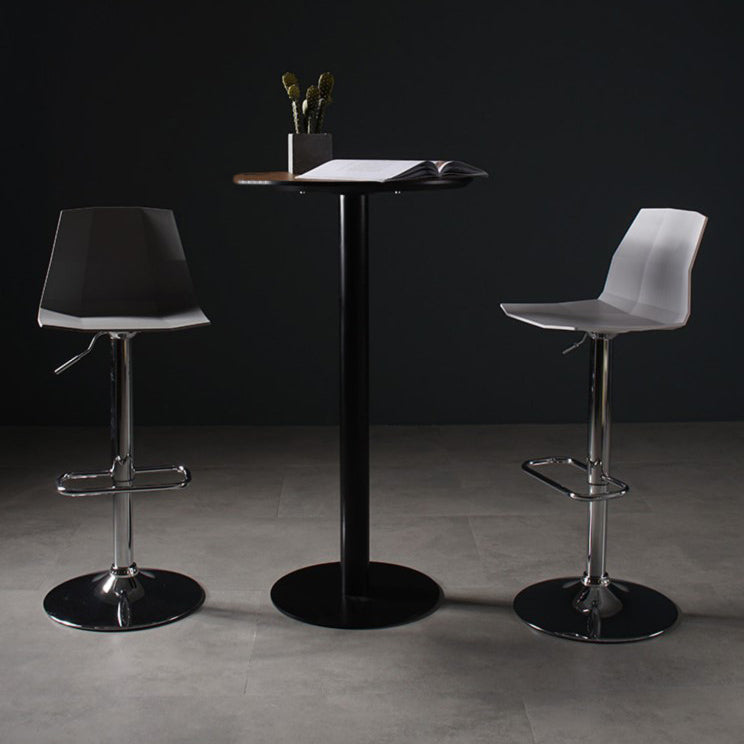 Living Room Nordic Adjustable Barstool PP Seat Bar Stool with Pedal