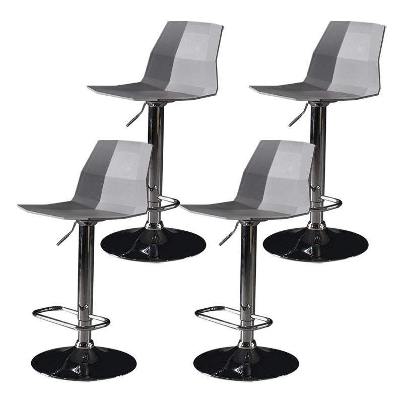 Living Room Nordic Adjustable Barstool PP Seat Bar Stool with Pedal