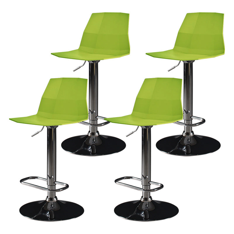 Living Room Nordic Adjustable Barstool PP Seat Bar Stool with Pedal