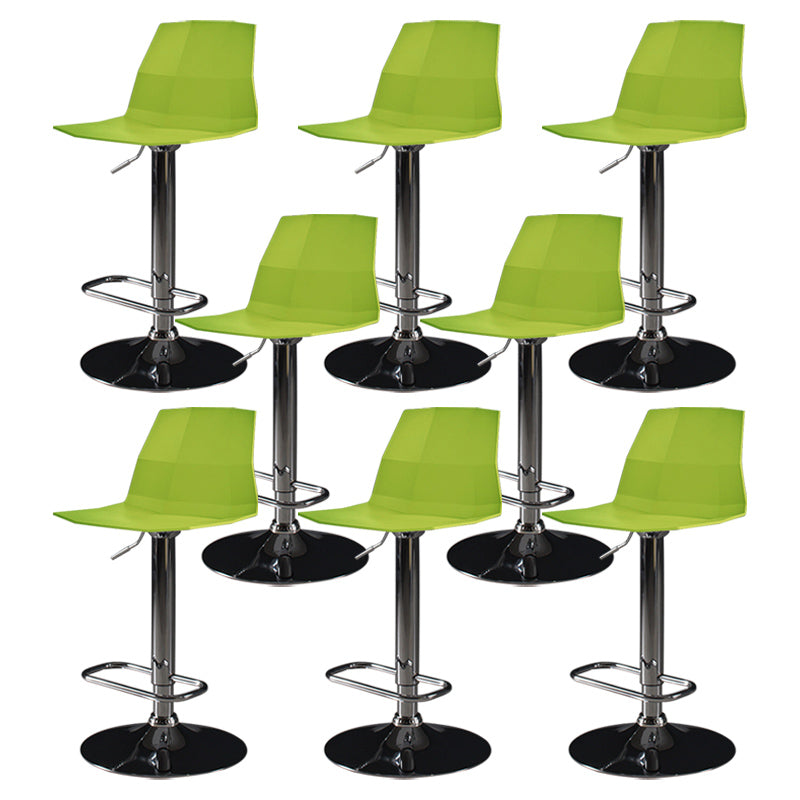 Living Room Nordic Adjustable Barstool PP Seat Bar Stool with Pedal