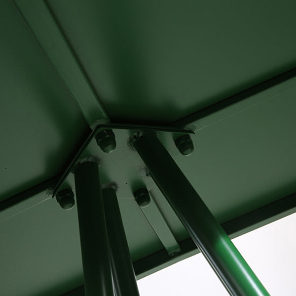 Industrial Square Bar Table Set 1/2 Pieces Pub Table with Iron Pedestal