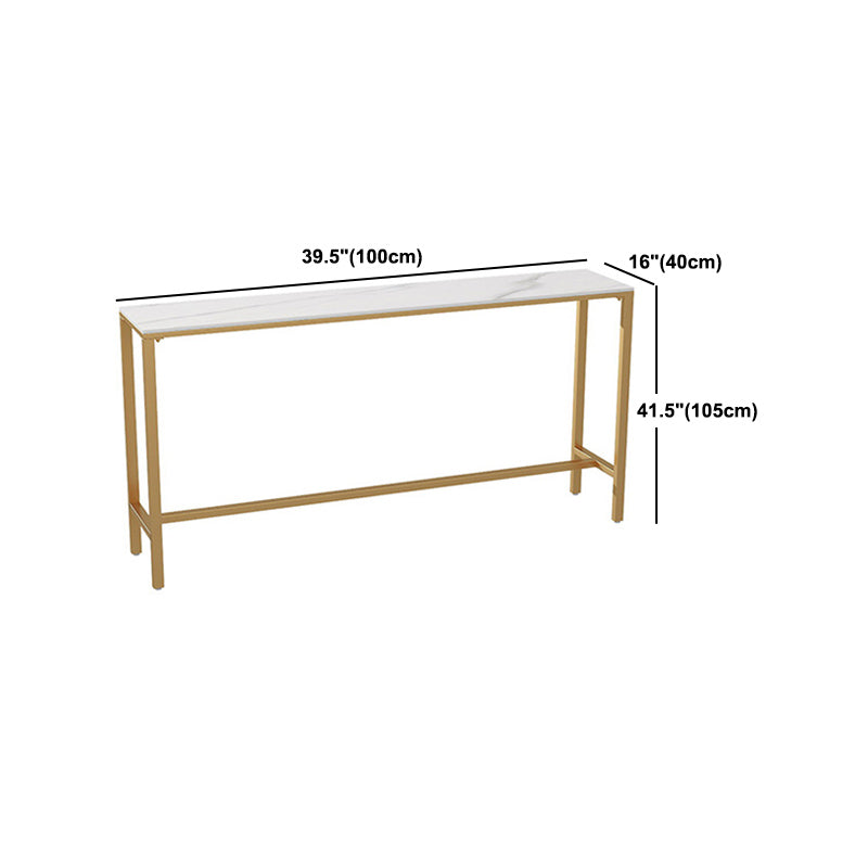 1/2/4 Piece Glam Matte Finish Pub Dining Set Sintered Stone Bar Table Set