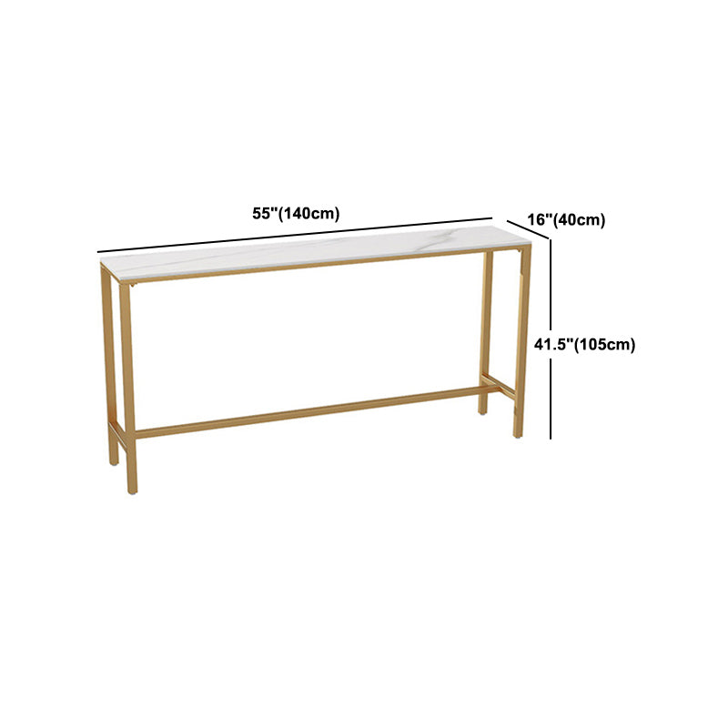 1/2/4 Piece Glam Matte Finish Pub Dining Set Sintered Stone Bar Table Set