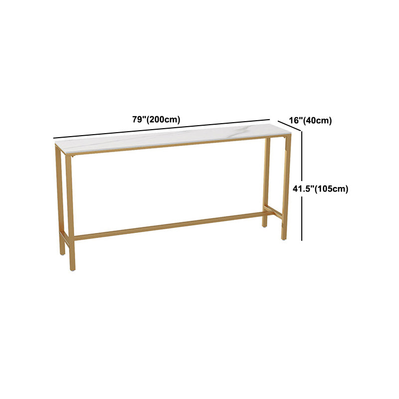 1/2/4 Piece Glam Matte Finish Pub Dining Set Sintered Stone Bar Table Set