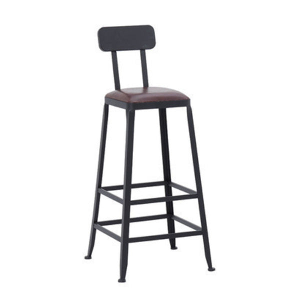 Industrial 1/9 Pieces Bar Table Set Rectangle Pine Wood Counter Table with High Stools