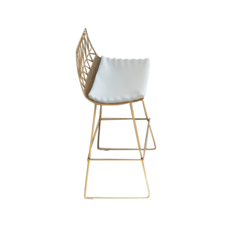 Glam 1/4/7 Pieces Bar Table Set Rectangle Stone Counter Table with High Stools