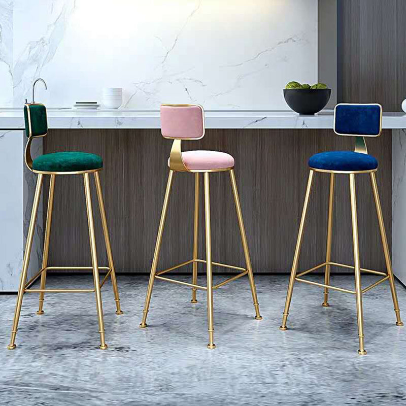 Glam 1/4/7 Pieces Bar Table Set Rectangle Stone Counter Table with High Stools