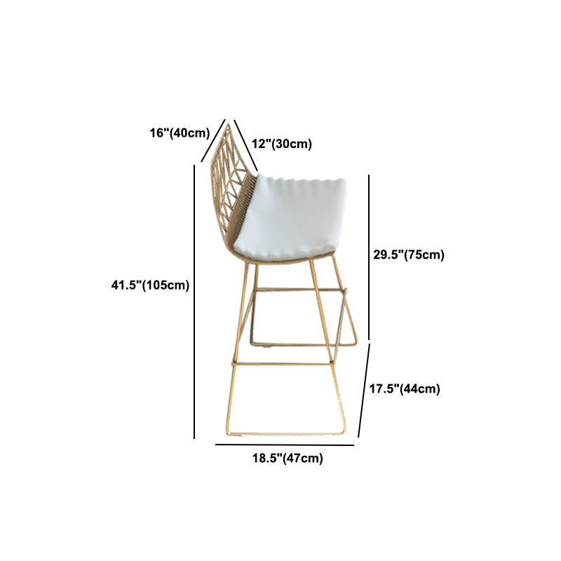 Glam 1/4/7 Pieces Bar Table Set Rectangle Stone Counter Table with High Stools