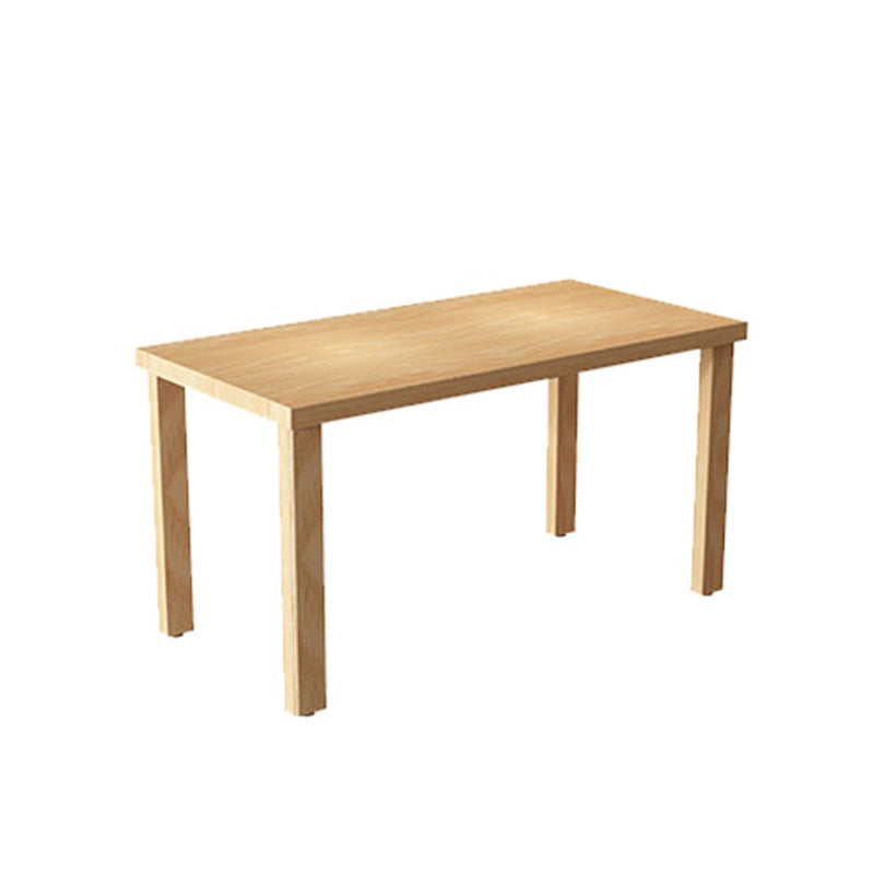 Traditional Dining Table Set 1/2/5 Pieces Rectangle Solid Wood Natural Dinette Set