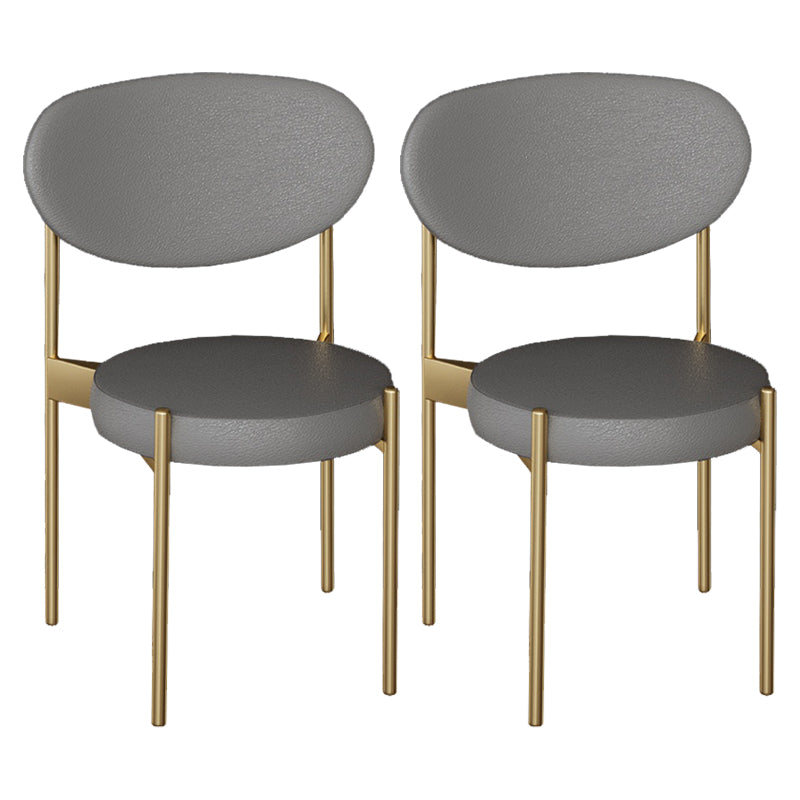 Glam Stone Top Dining Table Set 1/2/5 Pieces Rectangle White Indoor Dinette Set