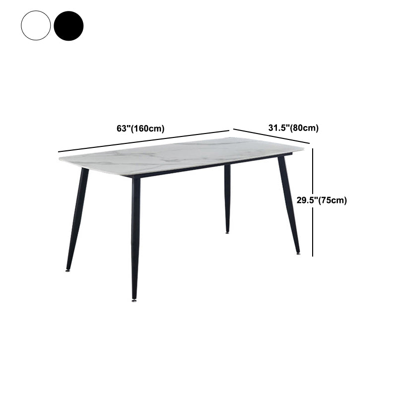 Modern Sintered Stone Dining Table Set 1/2/7 Pieces Home Dining Room Set