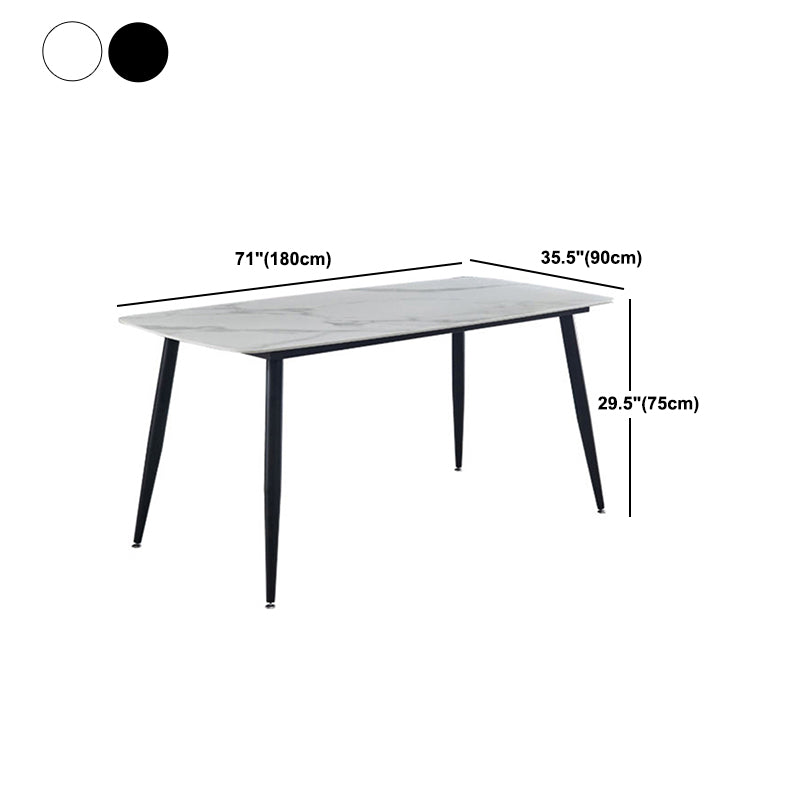Modern Sintered Stone Dining Table Set 1/2/7 Pieces Home Dining Room Set