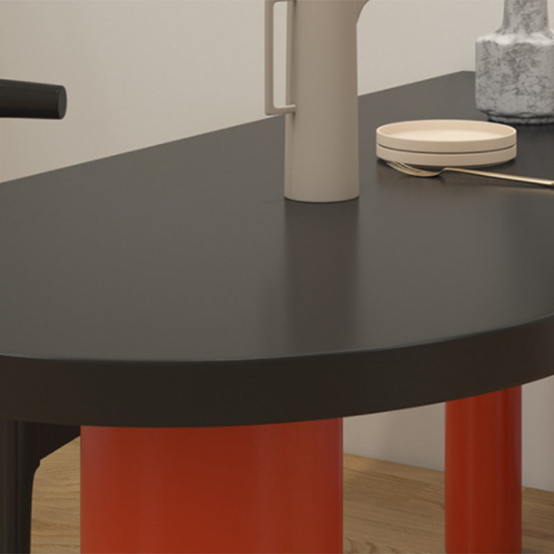 Solid Wood Dining Table Simplicity Style Dining Site Table with 3-foot