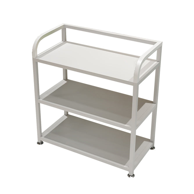 25.59"H Stationary Modern Prep Table Metal Rectangular Prep Table for Dining Room