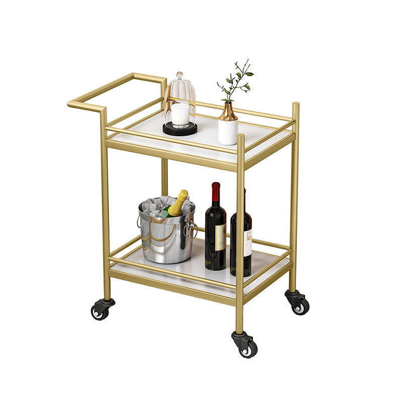 29.52" High Rolling Contemporary Prep Table Stone Prep Table