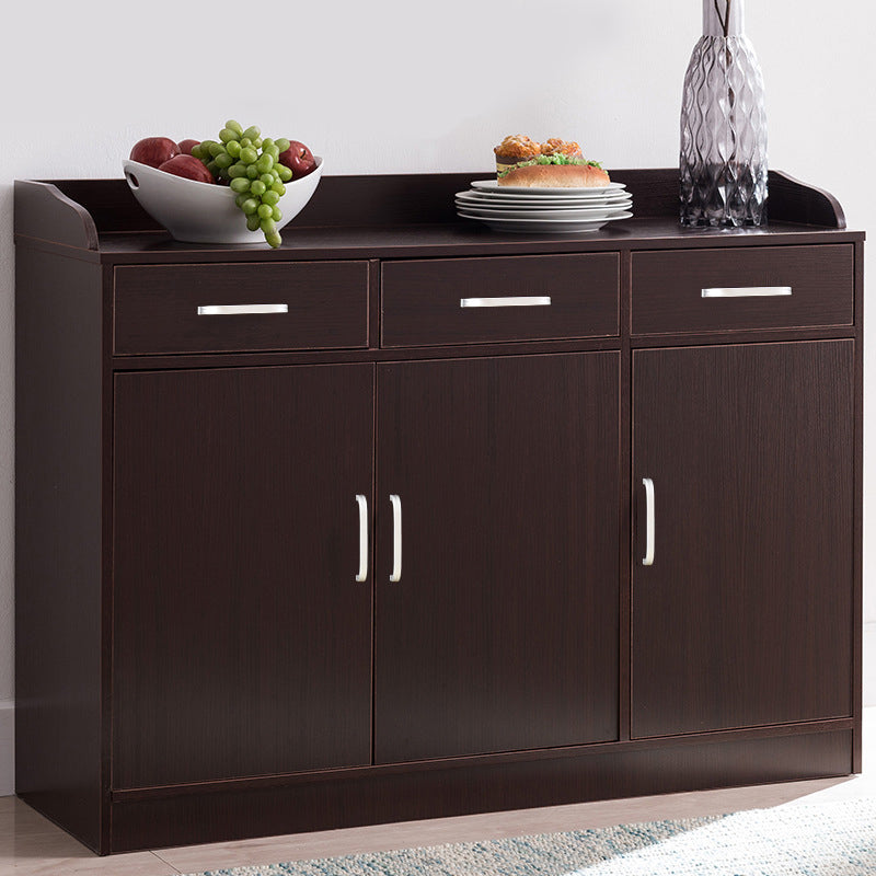 Modern Style Server Imitation Wood Sideboard with Door and Drawer for Dining Room