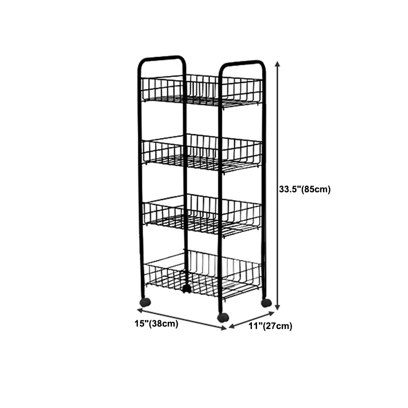 10.63"W Bookshelf Contemporary Style Bookcase for Home Study Room Office