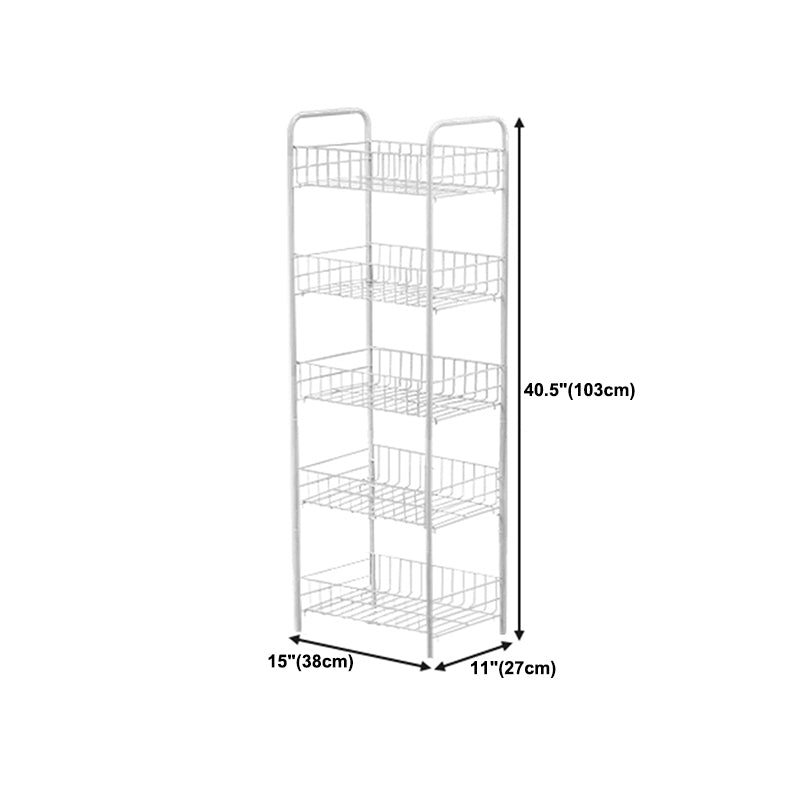10.63"W Bookshelf Contemporary Style Bookcase for Home Study Room Office