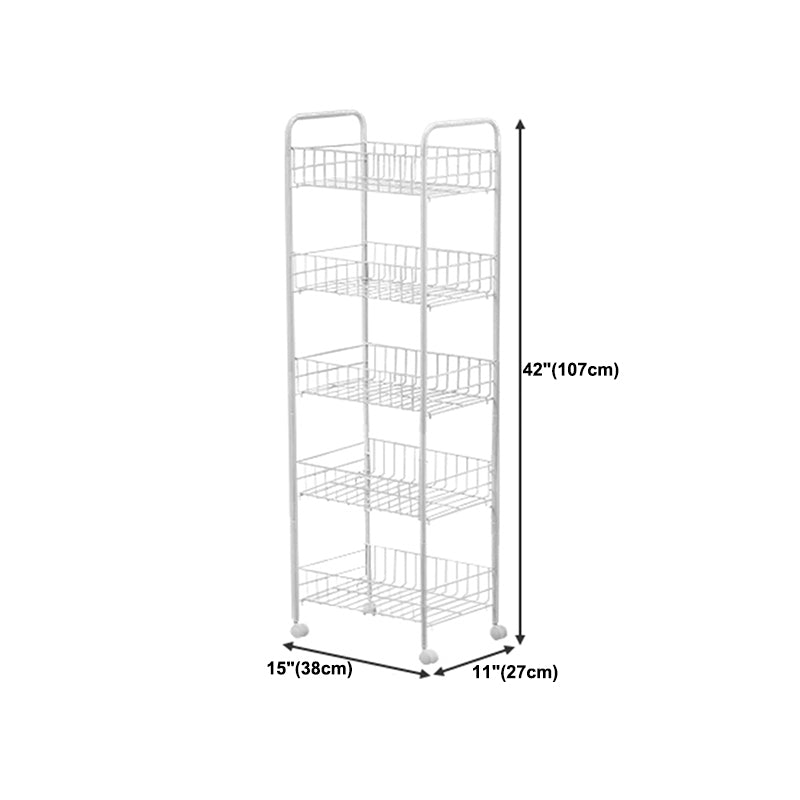 10.63"W Bookshelf Contemporary Style Bookcase for Home Study Room Office