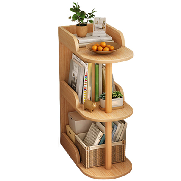 Closed Back Shelf Bookcase Engineered Wood Bookshelf for Office