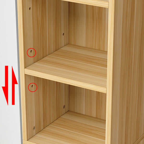 Modern Style Bookshelf Engineer Wood Bookcase for Home Office