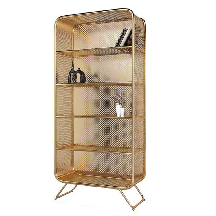 Modern Style Standard Bookcase Metal Bookshelf for Home Office