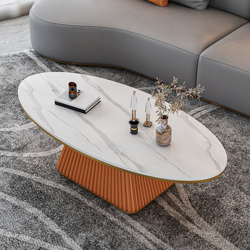 15.74" Tall Pedestal 1 Single Coffee Table Round Cocktail Table