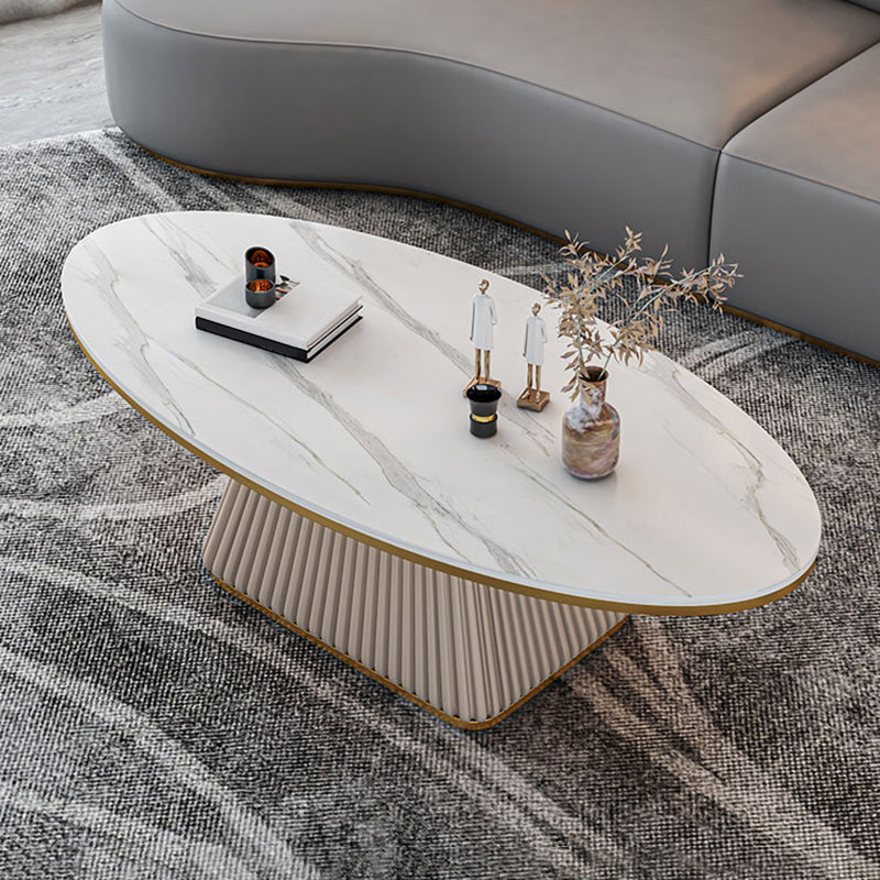 15.74" Tall Pedestal 1 Single Coffee Table Round Cocktail Table