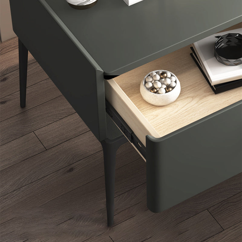 Modern Wooden Nightstand 18.8 "Tall Nightstand with 1-Drawer