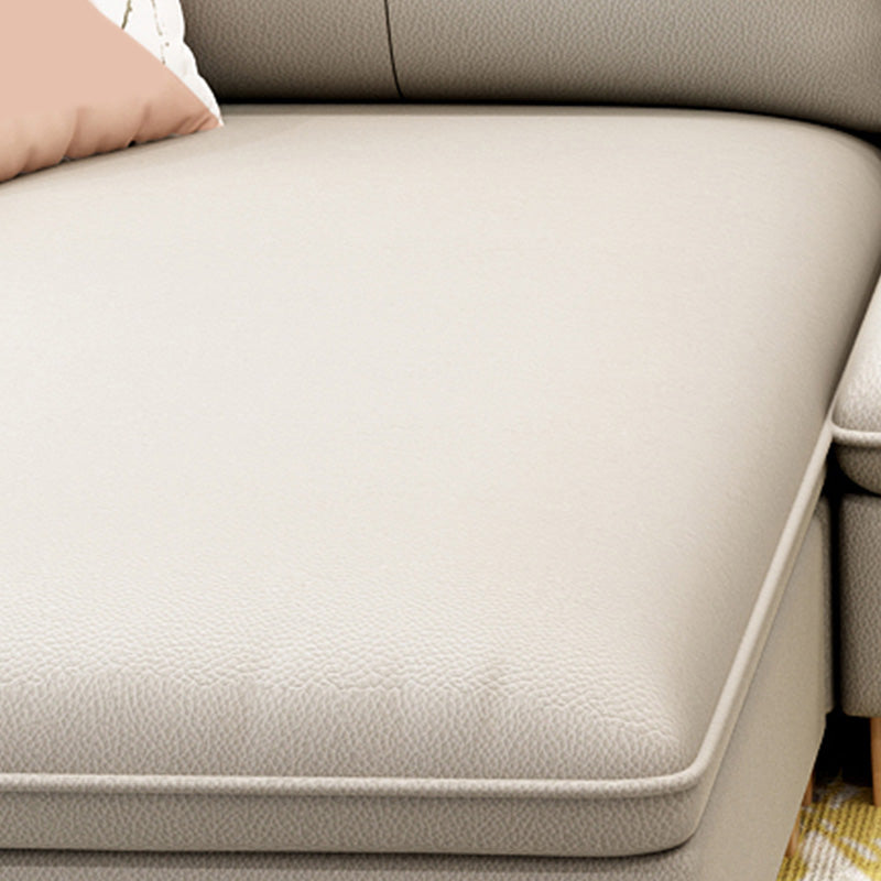 Round Arm Modular Furniture Sectionals with Storage for Living Room