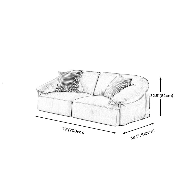 Stationary Stain Resistant Faux Leather Tuxedo Arm Cushions Green Sofa