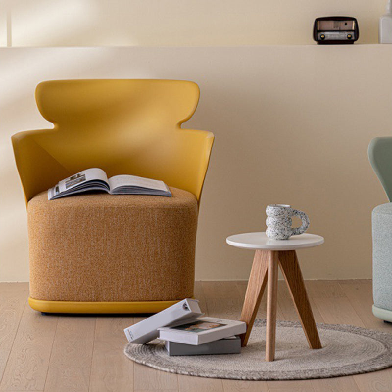 Arm Chair Arms Linen/PU Leather Included Chair for Living Room, Bedroom