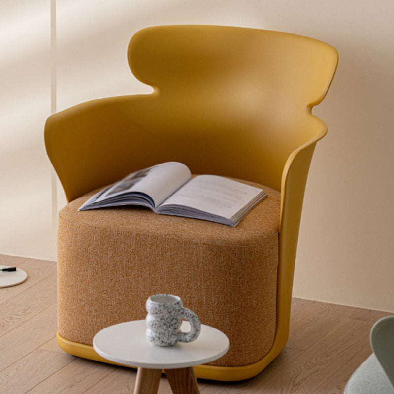 Arm Chair Arms Linen/PU Leather Included Chair for Living Room, Bedroom